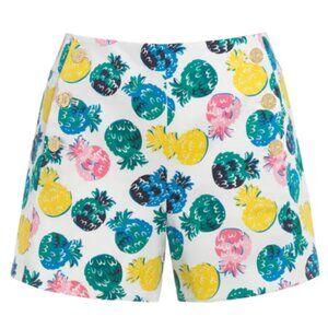 Draper James Net-a-Porter Pineapple Shorts 2